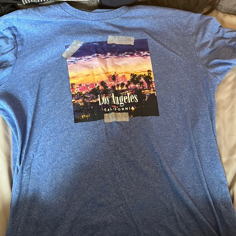 Free State: Unisex, blue, short sleeve shirt, M.